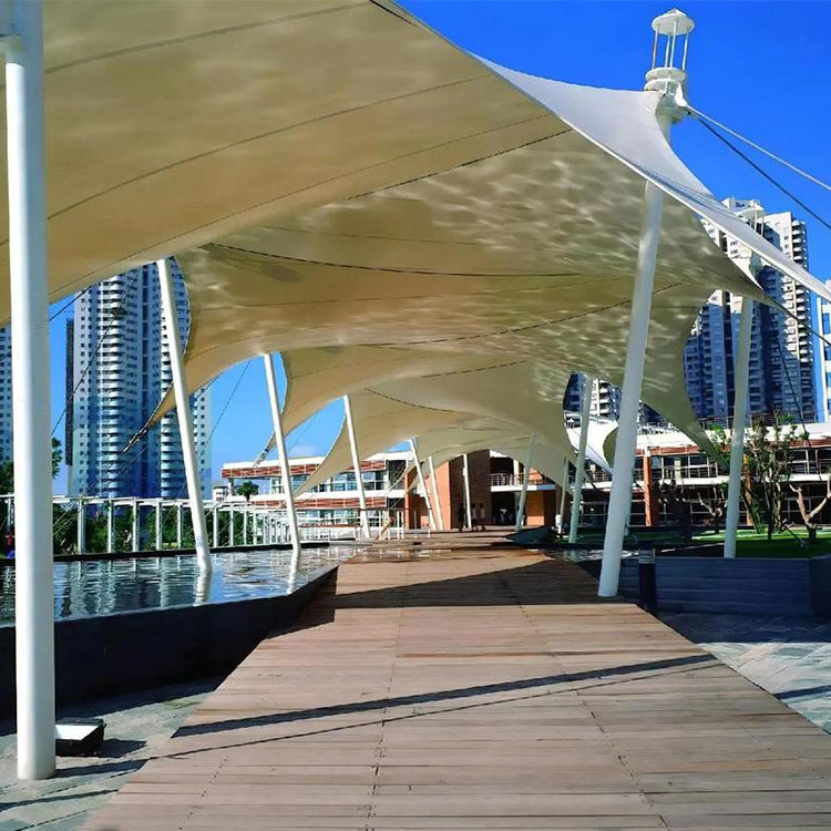 木垒哈萨克膜结构景观棚