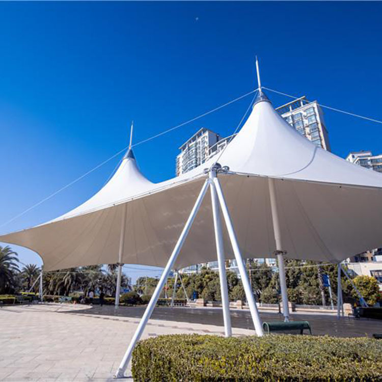 木垒哈萨克膜结构景观棚