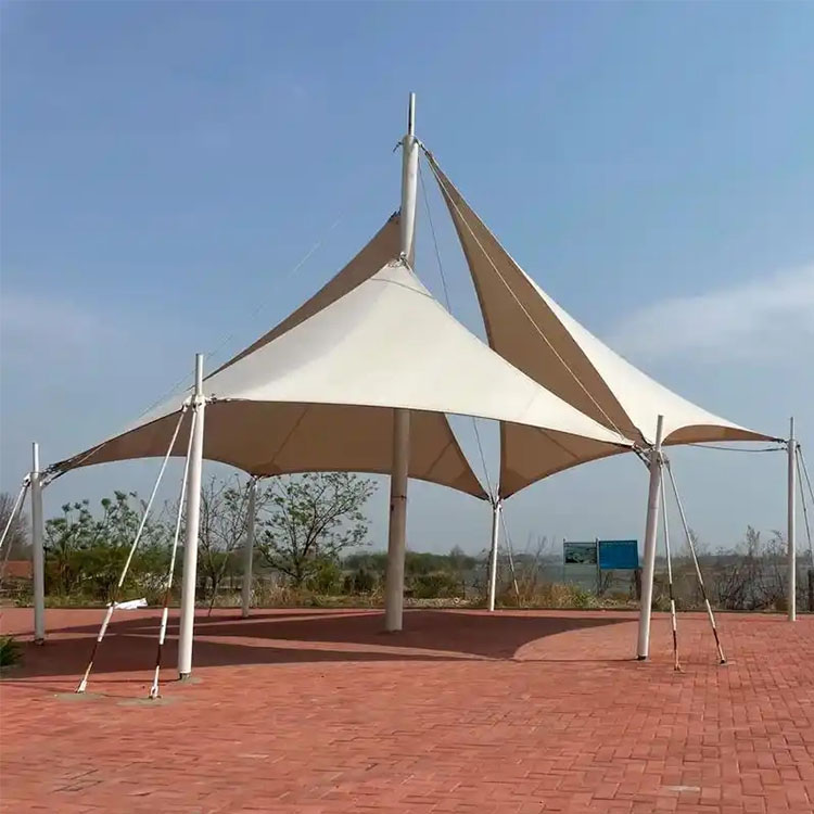 木垒哈萨克膜结构景观棚