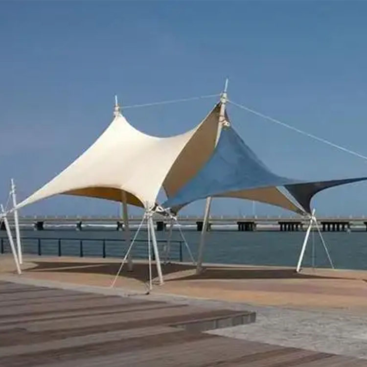 木垒哈萨克膜结构景观棚