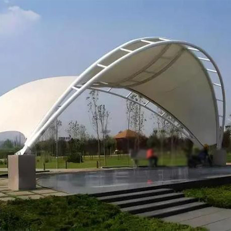 木垒哈萨克膜结构景观棚