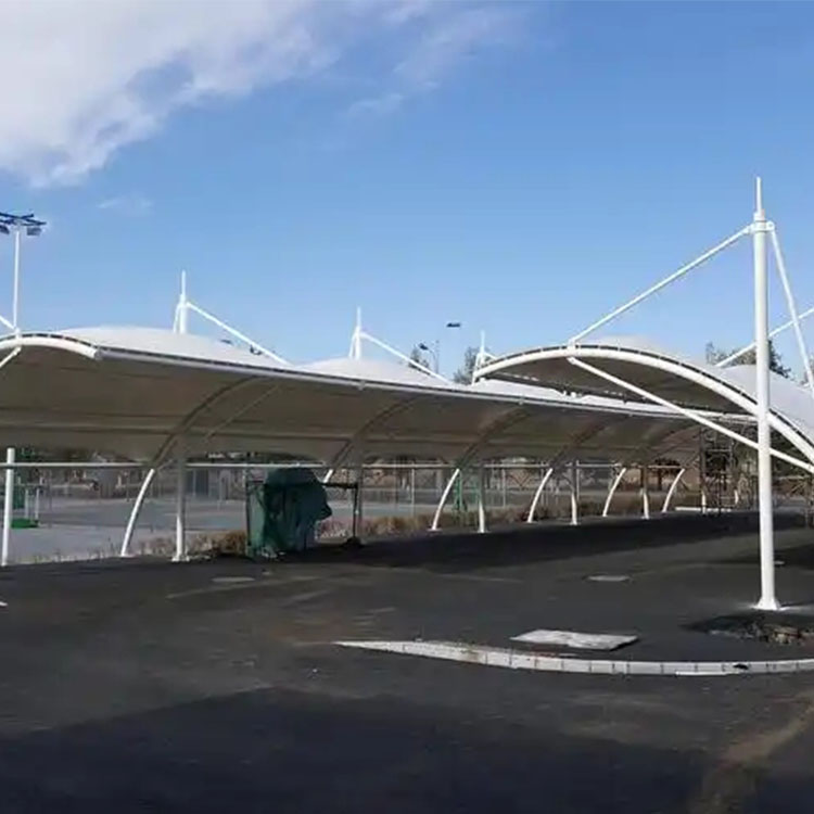 木垒哈萨克膜结构电动车棚