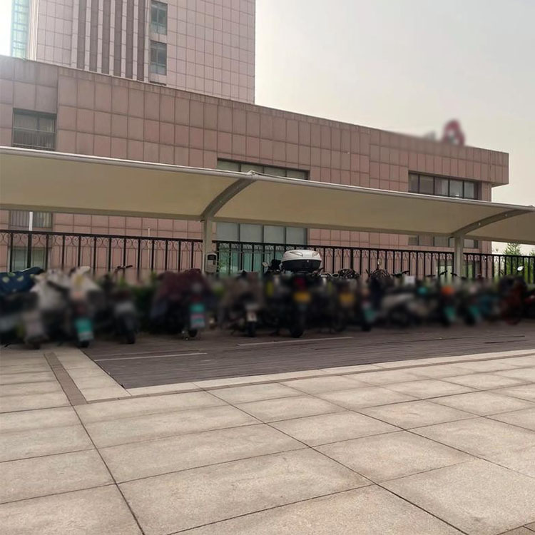 木垒哈萨克膜结构电动车棚