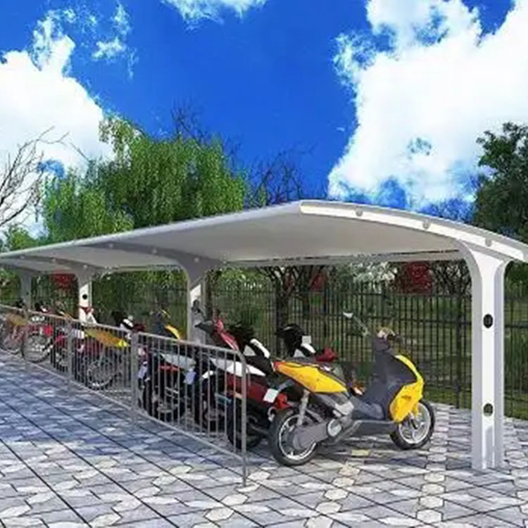 木垒哈萨克膜结构电动车棚