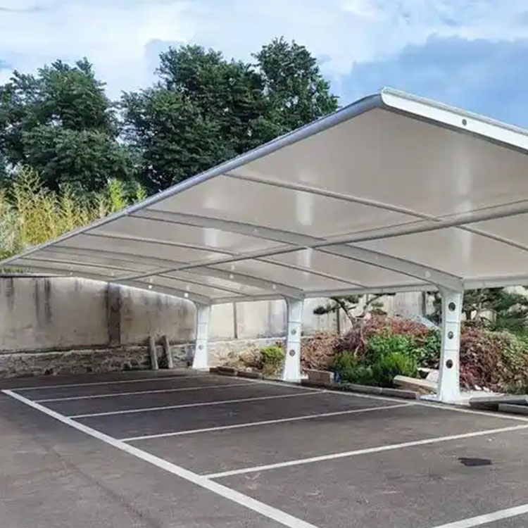 木垒哈萨克膜结构汽车棚