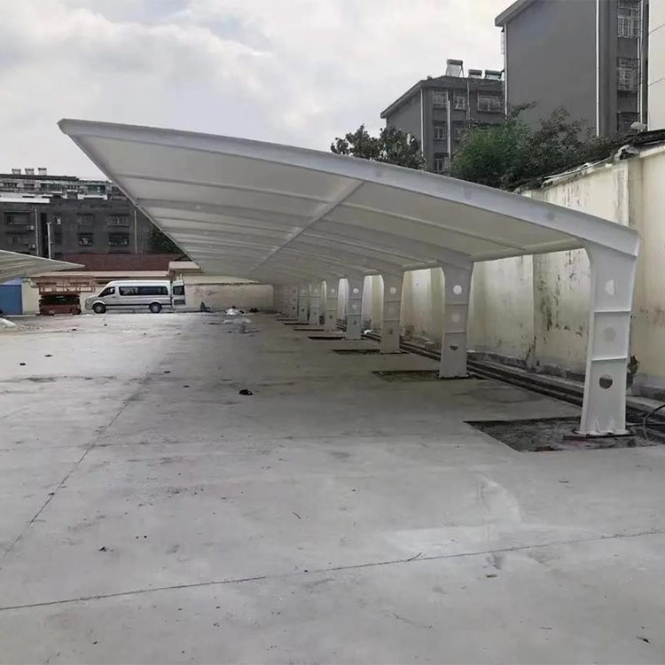 木垒哈萨克膜结构汽车棚